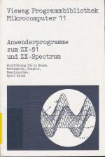 Anwenderprogramme Zum ZX 81 Und ZX Spectrum Front Cover