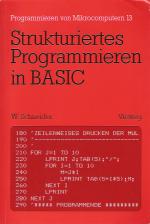 Strukturiertes Programmieren In BASIC Front Cover