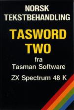 Tasword 2 Norsk Textbehandling Front Cover