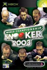 World Championship Snooker 2003 Front Cover