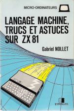 Langage Machine, Trucs Et Astuces Sur ZX81 Front Cover