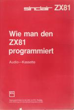 Wie Man Den ZX81 Programmiert Audio Kassette Front Cover