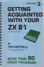 Getting Acquainted With Your ZX81 3rd Edition Front Cover