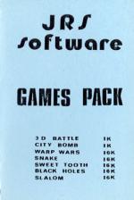 Games Pack 1 Front Cover