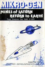 Mines Of Saturn/Return To Earth Front Cover