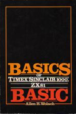 Basics of Timex Sinclair 1000, ZX81 BASIC Front Cover