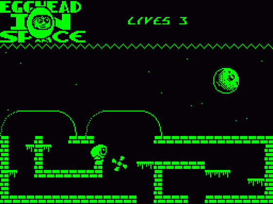 Egghead In Space Screenshot 6 (Acorn Atom)