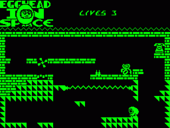 Egghead In Space Screenshot 11 (Acorn Atom)