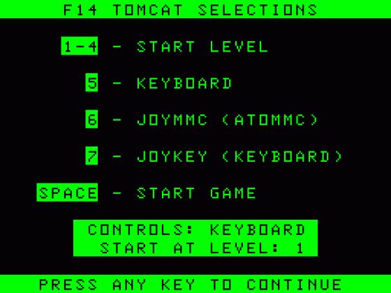 Tomcat Screenshot 8 (Acorn Atom)