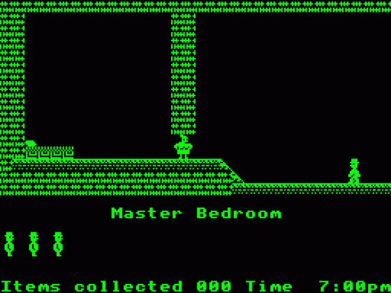 Jet Set Willy Screenshot 5 (Acorn Atom)