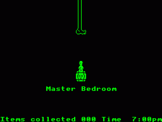 Jet Set Willy Screenshot 6 (Acorn Atom)