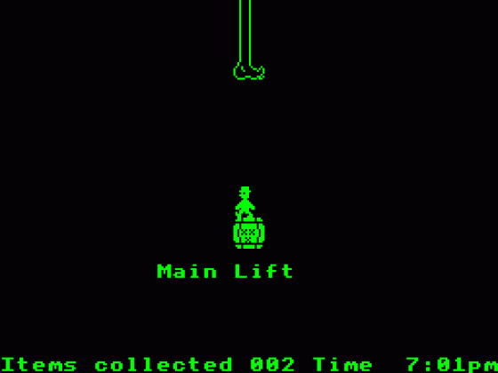 Jet Set Willy II Screenshot 6 (Acorn Atom)