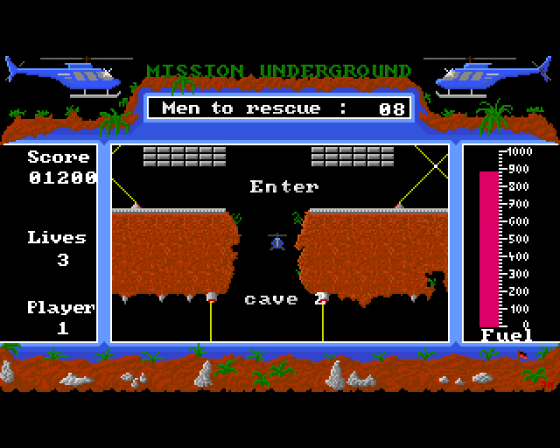 Mission Underground Screenshot 5 (Amiga 500)