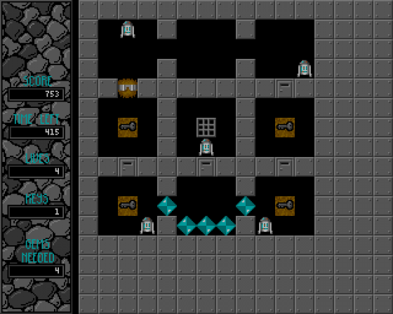 Mr. Brownstone: A Realtime Cave Simulator Screenshot 6 (Amiga 500)