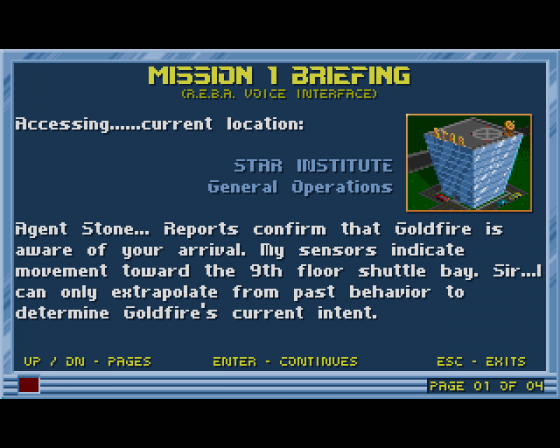 Blake Stone: Aliens of Gold Screenshot 5 (Amiga 500)