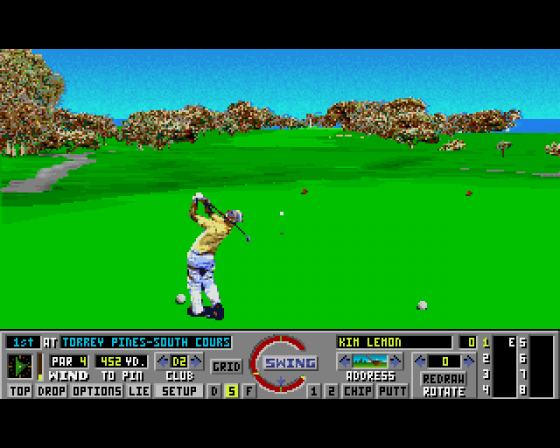 Links The Challenge Of Golf Screenshot 5 (Amiga 500)