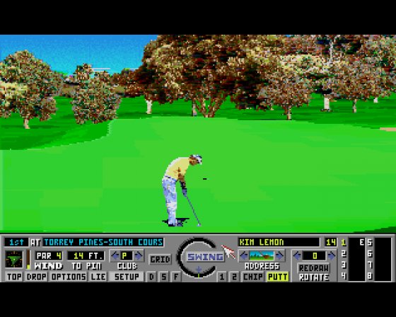 Links The Challenge Of Golf Screenshot 7 (Amiga 500)