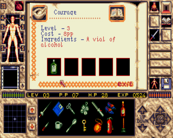 Elvira II: The Jaws Of Cerebus Screenshot 8 (Amiga 500)