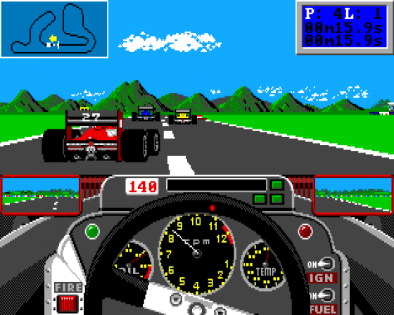 Grand Prix Circuit Screenshot 5 (Amiga 500)