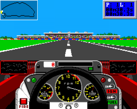 Grand Prix Circuit Screenshot 6 (Amiga 500)