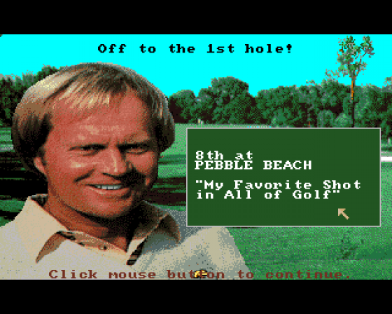 Jack Nicklaus' Greatest 18 Holes Of Major Championship Golf Screenshot 13 (Amiga 500)