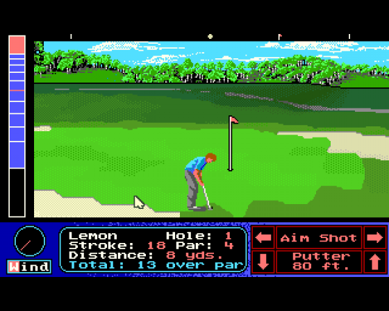 Jack Nicklaus' Unlimited Golf Screenshot 9 (Amiga 500)