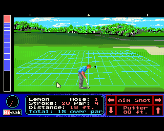 Jack Nicklaus' Unlimited Golf Screenshot 10 (Amiga 500)