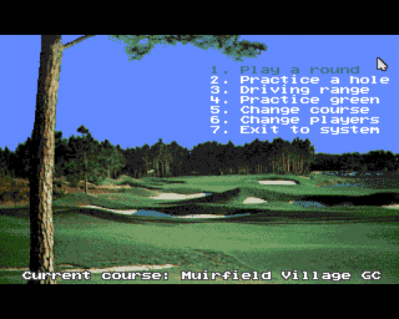 Jack Nicklaus' Unlimited Golf And Course Design Screenshot 5 (Amiga 500)