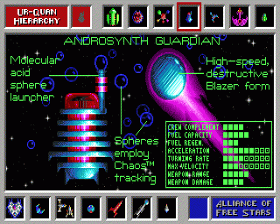 Star Control Screenshot 11 (Amiga 500/1000/2000/2500/3000)