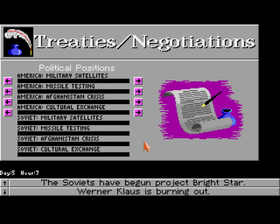 The Cardinal Of The Kremlin Screenshot 11 (Amiga 500/600)