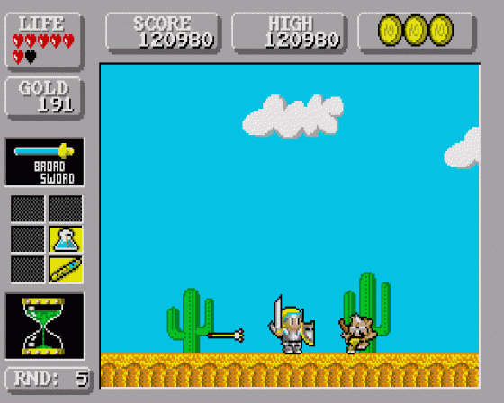 Super Wonder Boy Screenshot 21 (Amiga 500)