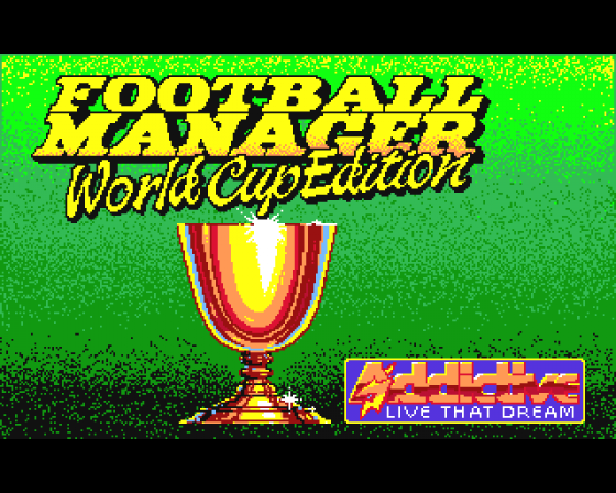 Football Manager World Cup Edition 1990