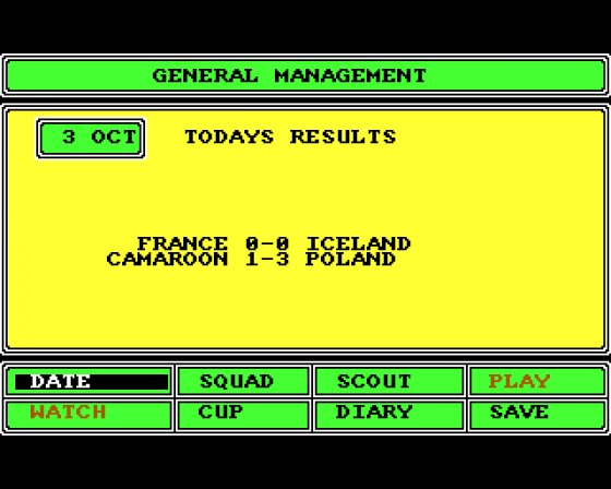 Track Suit Manager Screenshot 13 (Amiga 500)