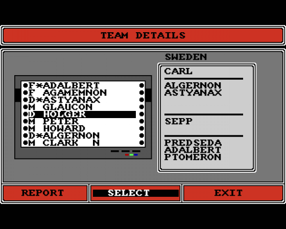 Track Suit Manager Screenshot 15 (Amiga 500)