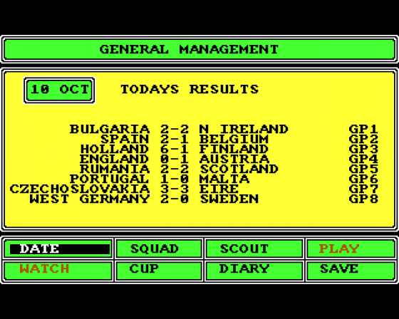 Track Suit Manager Screenshot 24 (Amiga 500)