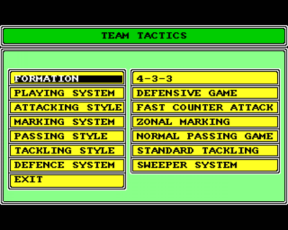 Track Suit Manager II Screenshot 7 (Amiga 500)