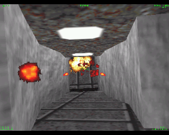 Descent Screenshot 5 (Amiga 500)