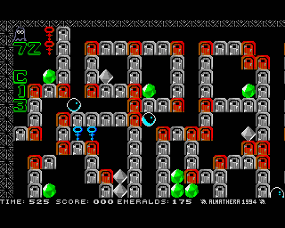 Emerald Mines Screenshot 5 (Amiga 500)