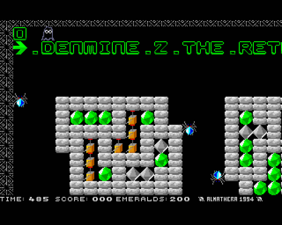 Emerald Mines Screenshot 7 (Amiga 500)