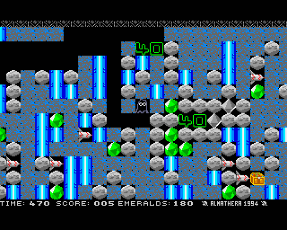 Emerald Mines Screenshot 8 (Amiga 500)