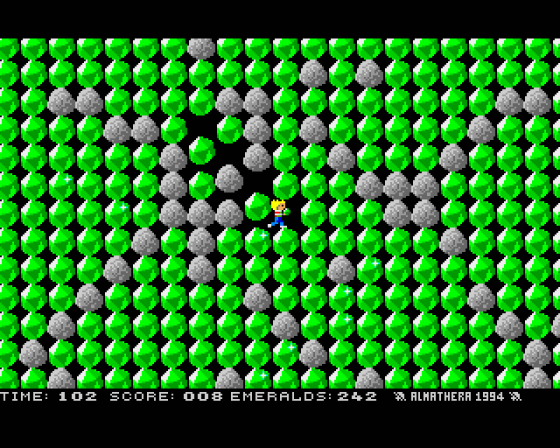 Emerald Mines Screenshot 10 (Amiga 500)