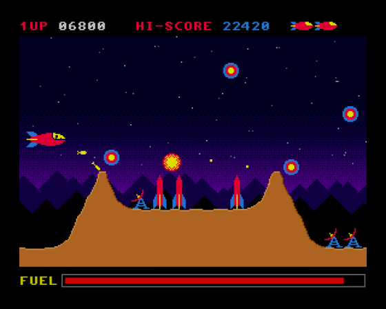 Scramble Screenshot 5 (Amiga 500)