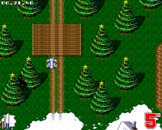 ATR: All Terrain Racing Christmas Demo Screenshot 10 (Amiga 500)