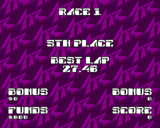 ATR: All Terrain Racing Christmas Demo Screenshot 12 (Amiga 500)