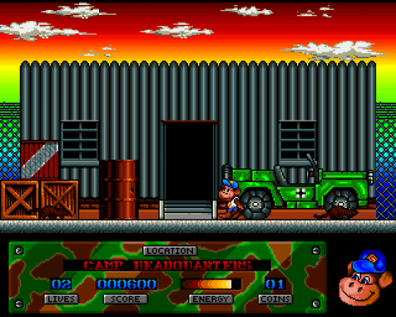 Charlie Chimp and the Great Escape Screenshot 5 (Amiga 500)