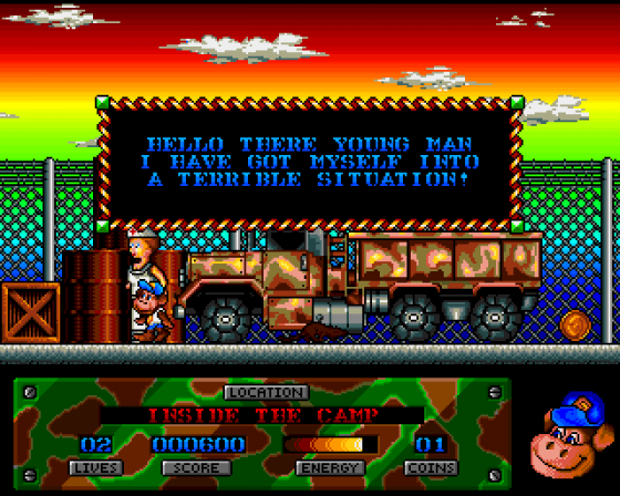 Charlie Chimp and the Great Escape Screenshot 8 (Amiga 500)