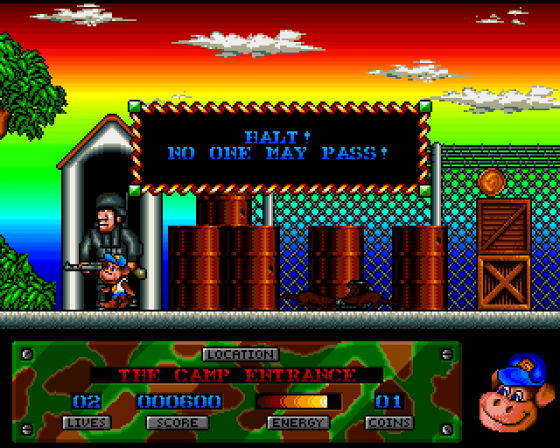 Charlie Chimp and the Great Escape Screenshot 9 (Amiga 500)