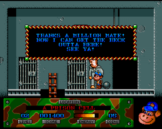 Charlie Chimp and the Great Escape Screenshot 11 (Amiga 500)