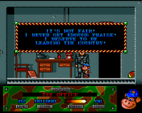 Charlie Chimp and the Great Escape Screenshot 13 (Amiga 500)