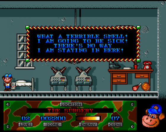 Charlie Chimp and the Great Escape Screenshot 17 (Amiga 500)